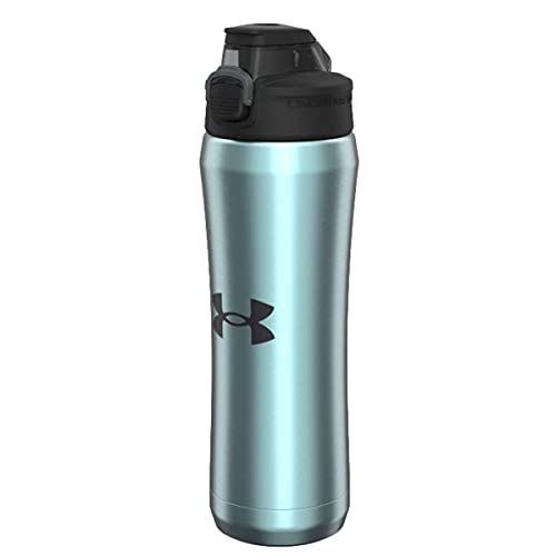 Under Armour 18oz Stainless Steel Water Bottle, Vacuum Insulated, Self Draining Protective Cap, Leak Proof, For Kids & Adults, All Sports, Gym