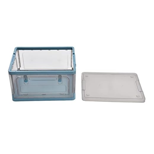 Caixas de Armazenamento Com Rodas, Caixas de Armazenamento Empilháveis ​​Recipientes Visíveis Empilháveis ​​PP 55L Com Organizadores de Armário de Porta Dupla e Armazenamento