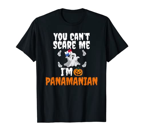 Can't Scare Me I'm Panameño Scary Funny Halloween Panamá Camiseta