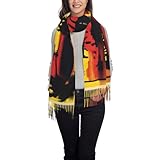Détails élégants : l'écharpe Apocalypse Now Print est décorée de pompons à la mode, ce qui lui donne un look unique et élégant. Sa brillance discrète et son poids moyen en font un accessoire polyvalent pour toutes les saisons fraîches.