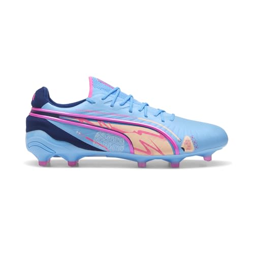 PUMA Mens King Ultimate Volume Up Firm GroundArtificial Ground Soccer Cleats - Blue - Size 12 M