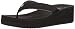 cobian Women's Dove Wedge Flip Flop, Black, 8 M US
