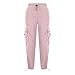 Kids Baggy Wide Leg Cargo Pants Lightweight Loose Joggers Sweatpants Parachute Trousers with Pockets for 4-15 Years