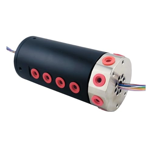 Joint bague collectrice gaz électricité 12 voies raccord pneumatique G1/8