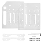 Yoiimiya 3.5 Inch Desktop Hard Disk Rack Transparent Acrylic Mechanical Hard Disk Cage External Hard Disk Storage Box 4 Layer