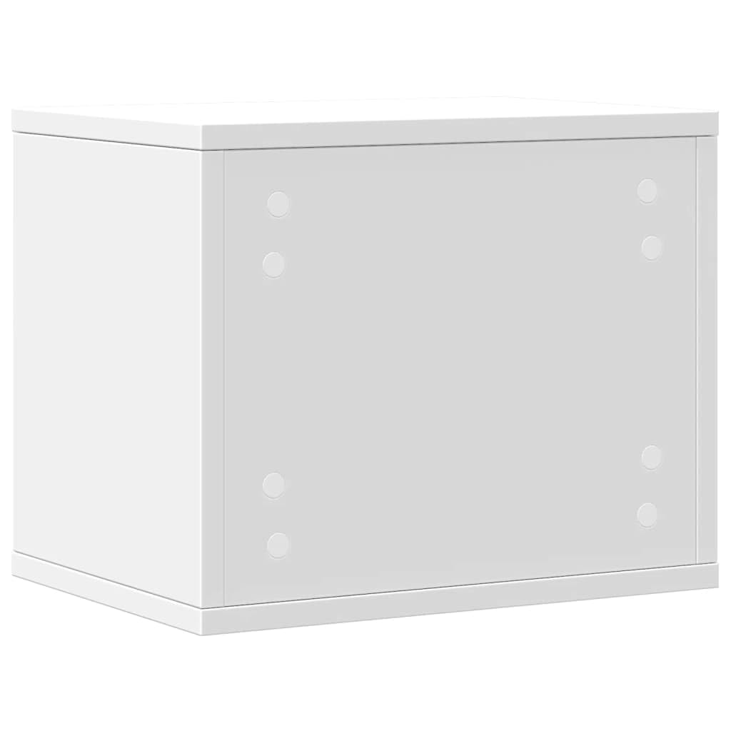 Mangloder - Organizer da scrivania bianco, 36 x 26 x 29,5 cm, in legno, per organizzazione dell'ufficio, portadocumenti, portadocumenti, portapenne e conservazione