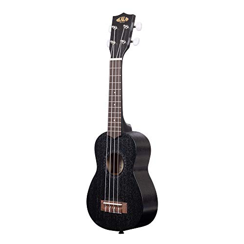 KALA KA-15S BLK Ukulélé soprano en acajou avec housse Noir satiné - Les Beatles, Paul McCartney, John Lennon, RIngo Starr, George Harrison KALA KA-15S BLK Ukulélé soprano en acajou avec housse Noir satiné – Image 4