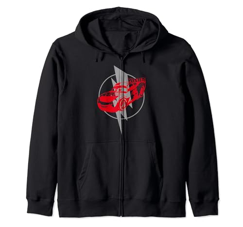 Sweat zippé Cars Lightning McQueen confortable et facile à enfiler pour enfant