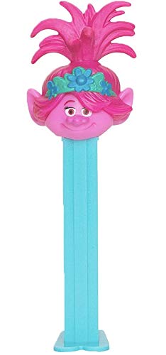 Miniatura 3 de 2 Trolls on Tour Pez Dispensers - Paquete de 2 personajes - Queen Poppy y Queen Barb en paquetes de violonchelo con 2 rollos de repuestos de