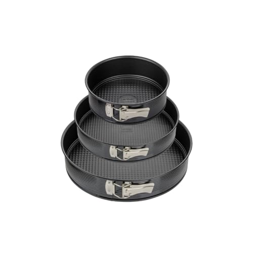 Zenker 9923450 - Set di 3 stampi rotondi con cerniera, stampo rotondo, stampo per mancati, stampi per dolci, stampi per dolci, stampi per dolci, stampi per dolci, stampi per dolci, stampi per torte