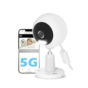 5インチ ベビーカメラ 防犯カメラ ベビーモニター ワイヤレス