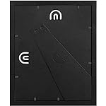 Americanflat 8x10 Picture Frame with Polished Plexiglass - Set of 6 - Signature Collection - Picture Frames with Engineered Wood - Gallery Wall Frame Set for Tabletop and Wall Display - Black - Image 5