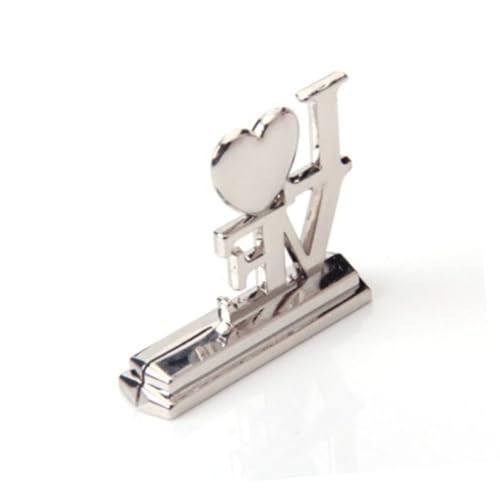 FUOYLOO 12 Unidades - Cardápio clipes de números de mesa suporte de imagem titulares de lugar de cas