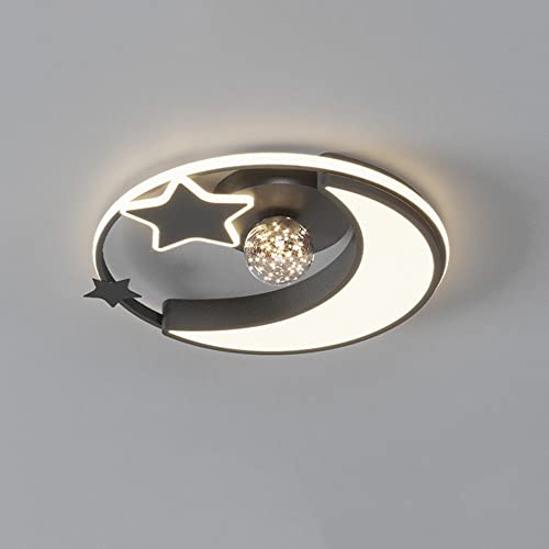 Lustre LED 48W anti-scintillement plafonnier économe 6000K pour éclairage de maison
