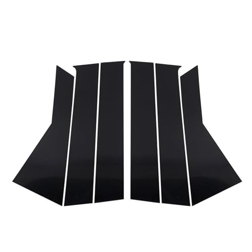 Garnitures montants de porte noirs pour Dodge Journey 2009-2020
