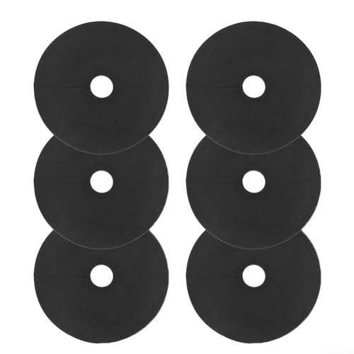 Paquete de 6 cubiertas para agujeros de pesca en hielo, aisladores de 12 pulgadas para pesca de invierno, material EVA para un mayor aislamiento y durabilidad