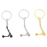 PartyKindom 9piezas Llavero Mini Scooter Creativo De Diseño Único Para Decorar Bolsos Llaves y Accesorio Para Amantes Patinetes