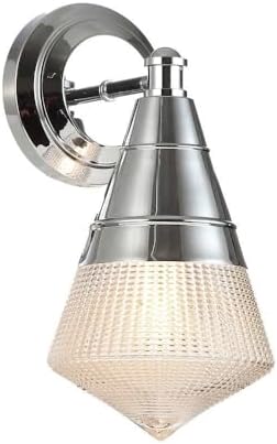 Maxim Lighting 10391PRPC Hargreaves - 1 Light Wall Sconce-12 Inches Tall and 6 Inches Wide, Finish Color: Polished Chrome