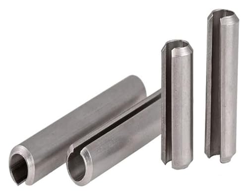 RSRSR Perno a Molla scanalato Perno a Molla scanalato in Acciaio Inossidabile Perni a Rullo di Tensione con Perno Diviso con M3 M4 (Dimensioni: 10 Pezzi, Colore: M3x35)(M4x14,10pcs)