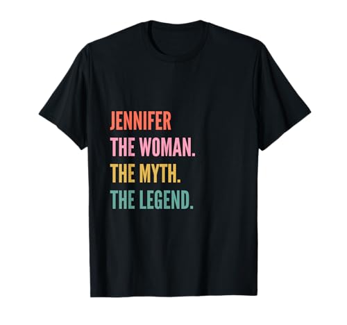 Funny First Name Design for Women - Jennifer Camiseta
