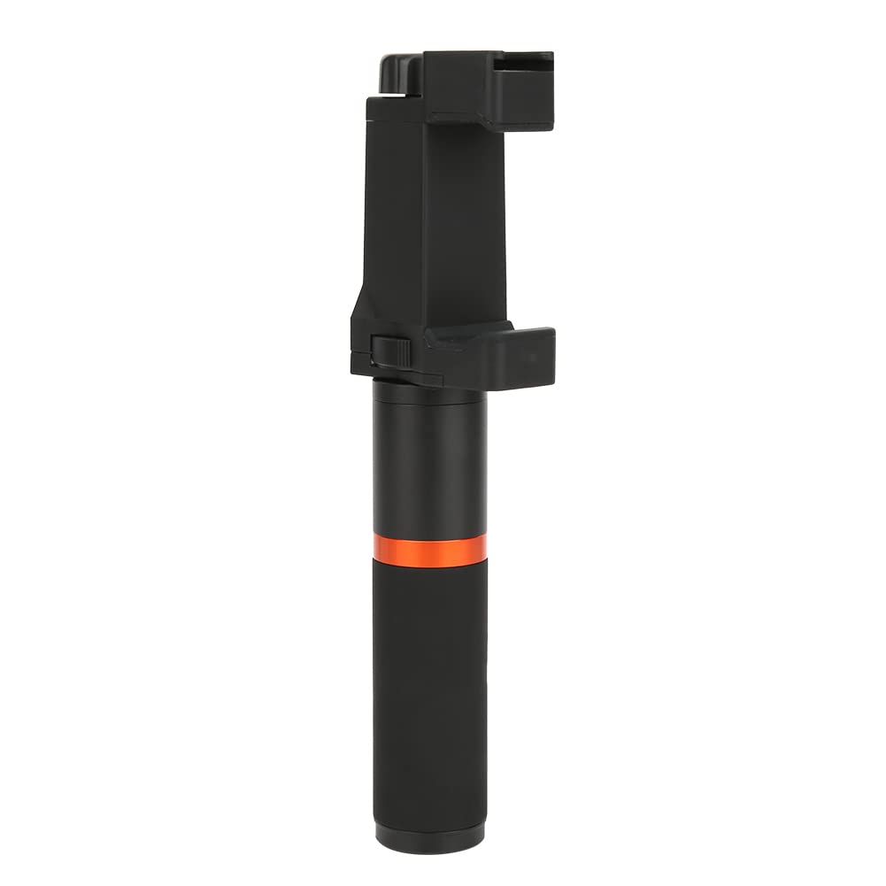 ViewFlex VF-H2 Black Smartphone Hand Grip Handle with External Microphone, LED Light, and Tripod, Sturdy and Durable, Universal Compatibility for IOS/Mobile Phone