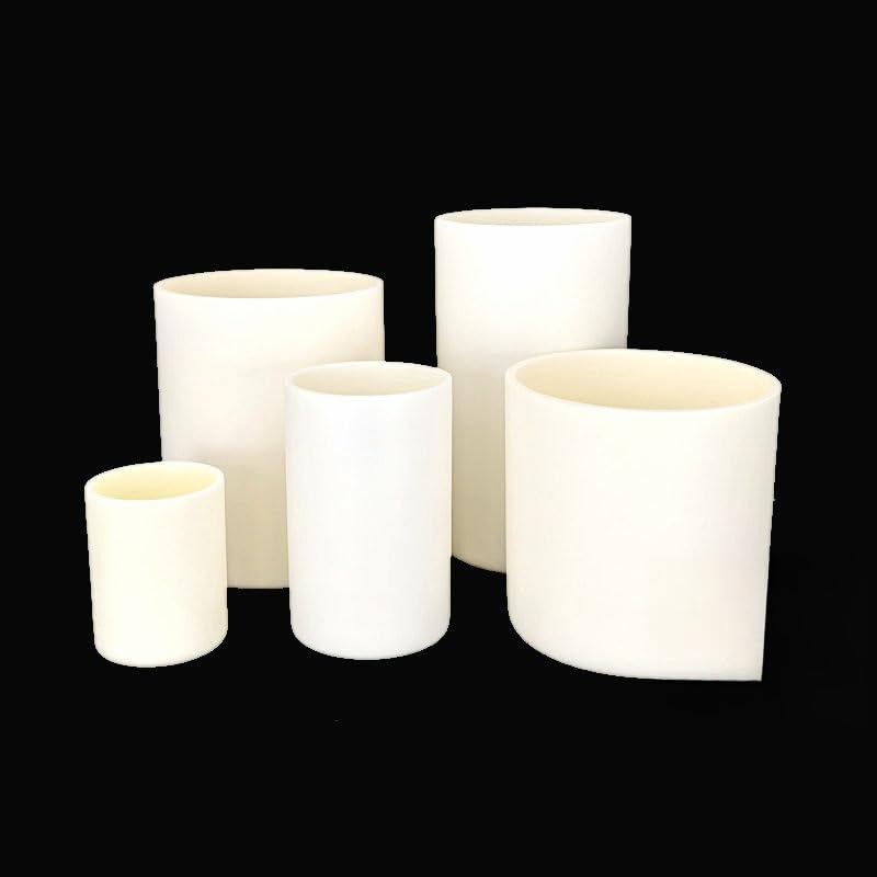 High-Temperature Alumina Corundum Crucible - 5ml to 1000ml for Lab Use, Max Temp 1600°C(100ml)