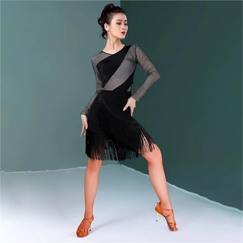 Robe Latine Grande Taille Fluide : Dansez sans Complexe avec Franges - 4