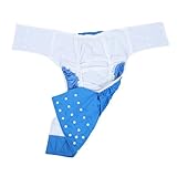 HONMEET Pañal Reutilizable para Adultos Ajustable y Transpirable Diseño Anti-fugas Cómodo y Lavable Braga Absorbente para Incontinencia Femenina y Masculina
