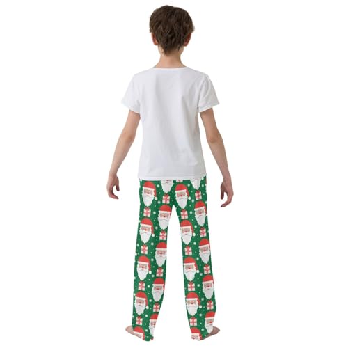 Boys' Pants Christmas Santa Gnomes Gifts Long Bottoms Jogger Pants Elastic Waist Trousers with Pockets S-XL3