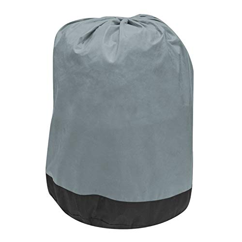 Classic Accessories Over Drive Polypro 3 Molded Fiberglass Travel Trailer Cover, Fits 8' - 10' Trailers, Camper Rv Cover, Water-Resistant, All Season Protection For Motorhome, Grey/White #TOP1