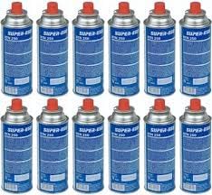Pack de 28 Cartuchos de Gas Butano b-250, 227g para Hornillos Quemadores, Cartucho de Gas para Camping 250, 28 Bombonas