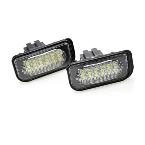 Lámpara LED placa matrícula Benz Clase C W203 de alta intensidad y diseño integrado