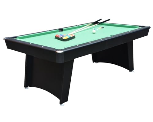 Tavolo da Biliardo Scorpione 214 cm - Dimensioni Regolamentari con Accessori Completi - Panno Verde in Taclon e Design Elegante