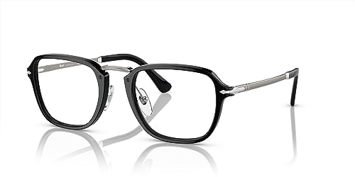 Image of Persol mens Po3331v Rectangular Prescription Eyewear Frames