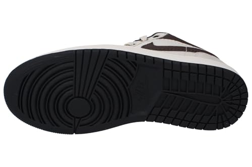 Air Jordan 1 Low Premium Men's Shoes (IB8058-110, Pale Ivory/Off Noir/Baroque Brown) Size 9