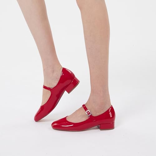 Chaussures Mary Jane plates confortables bout carré pointure 38 39 40
