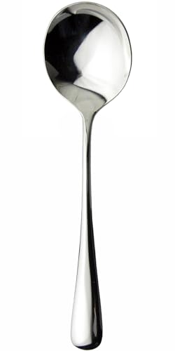 Nagao TOWA Soup Spoon, 6.8 inches (17.4 cm), 18-8 Stainless Steel, Bag Only Made in Japan