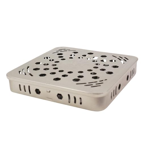 Porta Espirales Antimosquitos - Soporte Portátil Cuadrado para Espirales Metálicos - Accesorio Repelente para Casa Sala Dormitorio Jardín Patio Exteriores