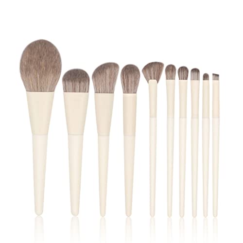 Pinceau à poudre et fards lot de 10 outils de beauté aux finitions soignées