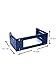 RAISING ELECTRONICS 4U Wall Mount Open Frame 19inch Server Equipment Rack Threaded 12-18inch Depth Black (4U Adjust Depth)