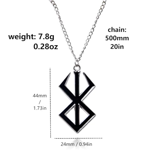 Berserker Guts Sword Necklace Keychain - Berzerk Behelit Chains - Gift for Women Men and Fans2