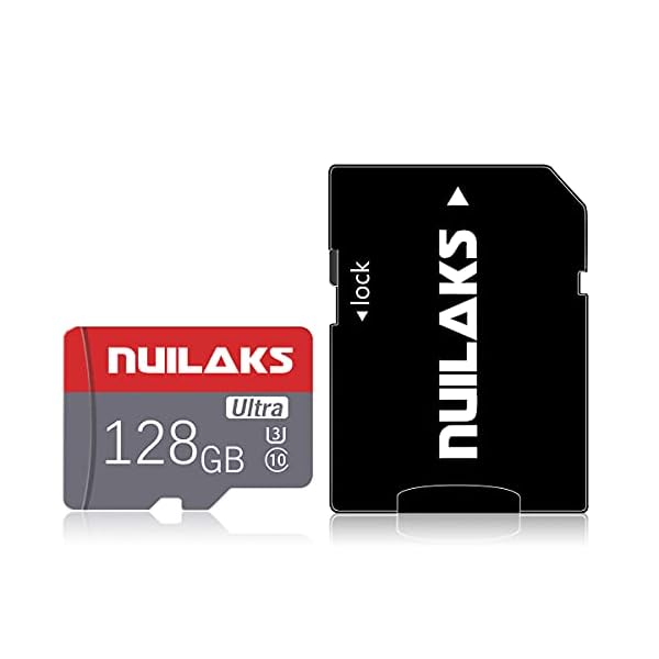 128GB Micro SD Card mit Adapter,Class10 MicroSDHC Card für Nintendo Switch, Class 10 Memory Card für Android Smartphone…