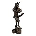 Pan Greek God of Nature Faunus Phallus Statue Sculpture Bronze Color 7 in