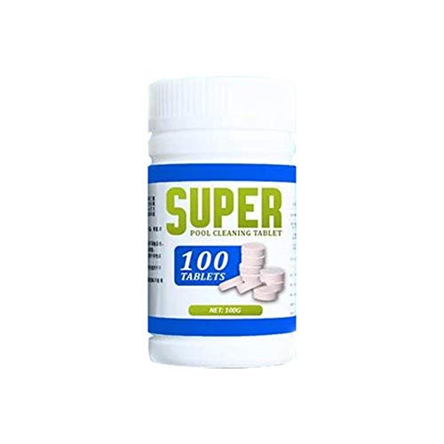 Bouder 100 pieces Pool Cleaning Tablet Effectively Purify Pool Swimming Pool Instant Cleaning Effervescent Tablets Automatic Pool Cleaner agreeable adorable usefulness