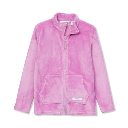 Lands' End Kids Water Resistant Insulated 3 in 1 Jacket Large Plum Abstract/Violet2