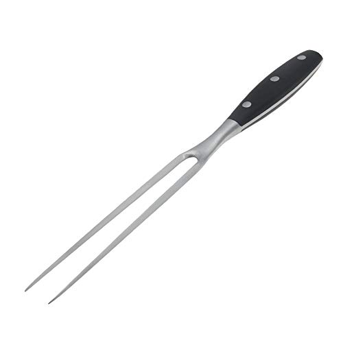Carving Knife and Fork Set - with 8" Carving Knife &8 " Straight Metal Fork Triple-Rivet German Steel Forged Kitchen Carving Set, Professional Meat Carving Knife Gourmet BBQ Tool Set