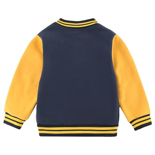 Kids Baseball Jackets School Varsity Uniform Cotton Leisure Fashion jackets Boys Girls Jackets for 2-7 Years2