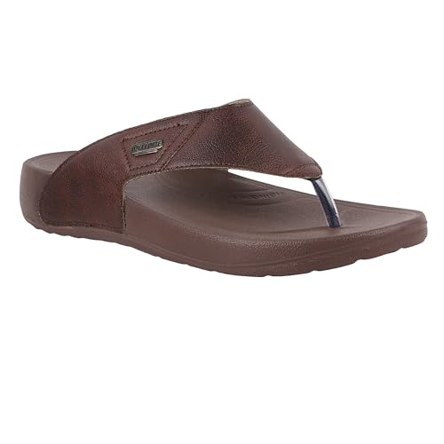 Image of WELCOME Soft Men's Slippers with Cushion FootBed for Adult | Comfortable & Light Weight | Stylish & Anti-Skid | Waterproof & Regular Flip Flops for Gents /Boys