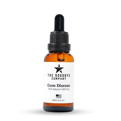 The Goodbye Company Gum Disease Treatment - 100% Pure Neem & Clove Oil - Natural Gingivitis Remedy - Non-Toxic, BPA-Free Oral Care - Fast-Acting Gum Healer (30ml)