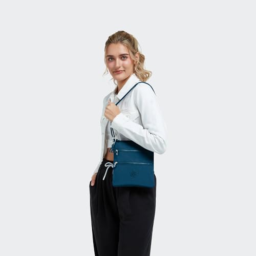 Image of Kipling Women's Keiko Cosmic Emerald Crossbody Bag